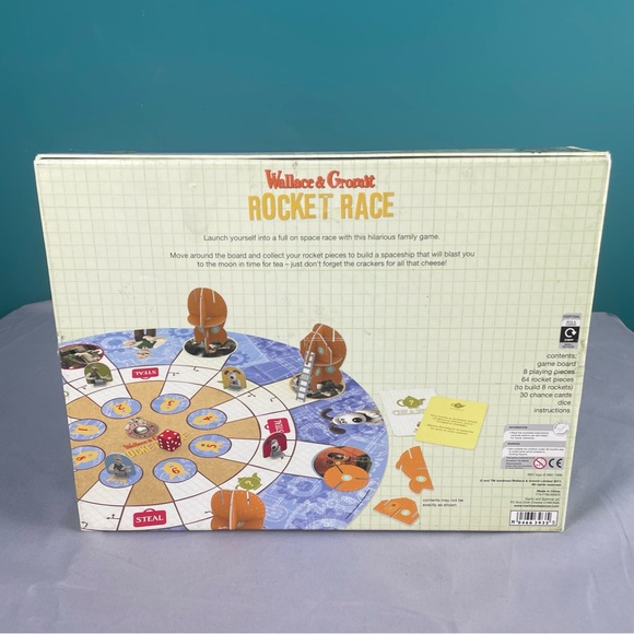 Vintage Board Game Wallace & Gromit Rocket Race BBC Marks & Spencer 1996 - Picture 10 of 14